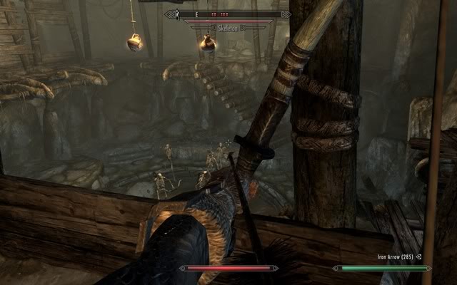 skyrim skeleton trap